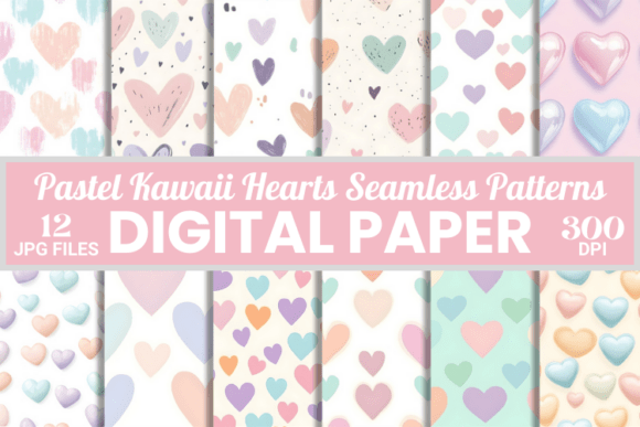 Pastel Kawaii Hearts Sweet Love Patterns: A Comprehensive Evaluation