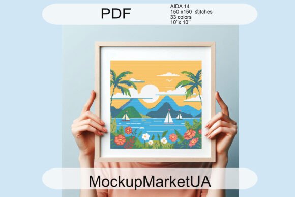 Sea Nature Cross Stitch Patterns PDF: A Creative Guide to Coastal Wall Art and Needle Crafts