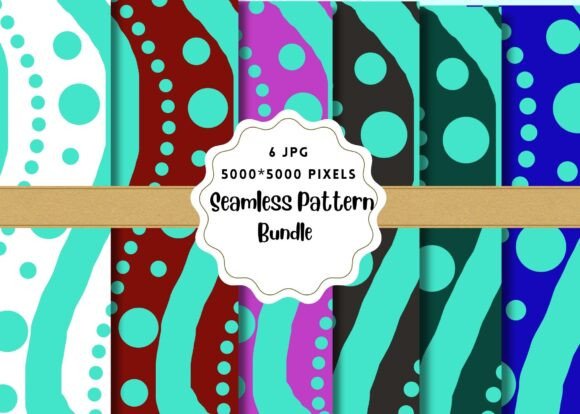 Whimsical Dots Seamless Patterns: A Versatile Asset for Creative Projects